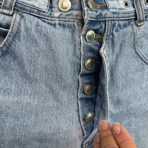 Vintage 1990’s Lawman Denim Cutoff High Waist Shorts - Picture 3 of 8
